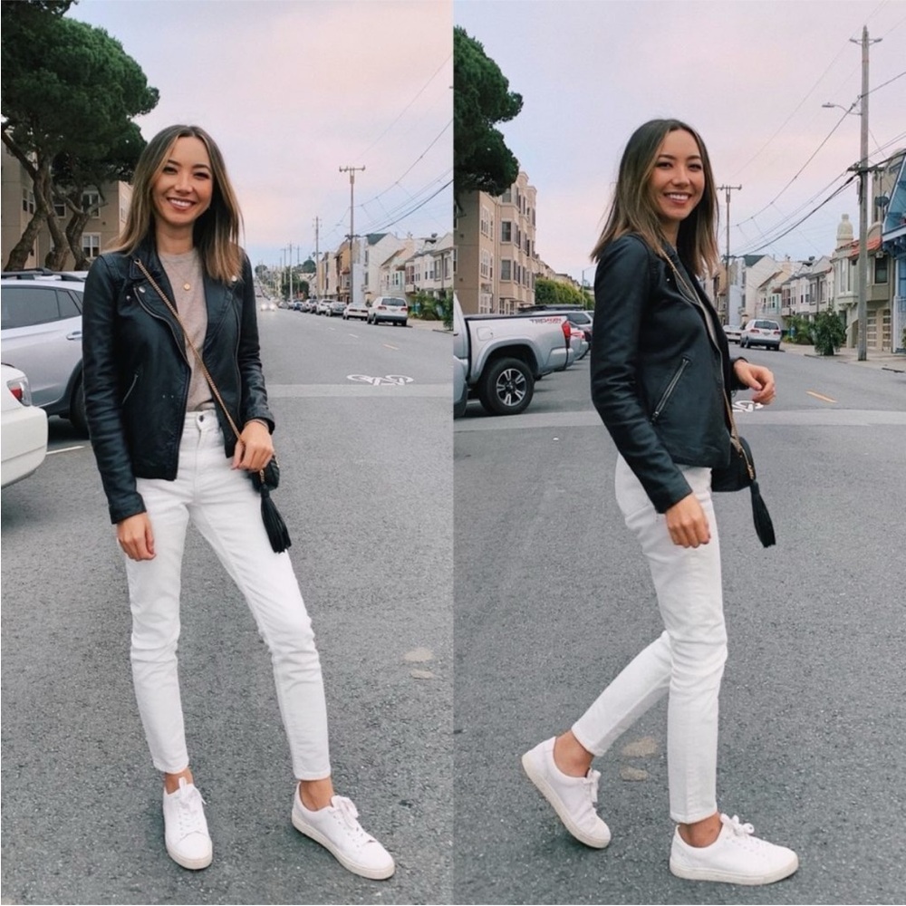 Forever 21 White Skinny Jeans - Picture 7 of 7
